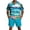 Blue, variant on longantii 2 Pieces Outfit for Men Casual Button Down Hawaiian Tops and Shorts Comfy Short Sleeve Beach Blouses and Shorts Summer Shirt and Beach Shorts Sets Mint Green M