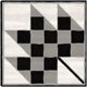 thumbnail image 1 of Cuadro Decorativo | Fine Art Tj | Bloque De Edredón Blanco Y Negro Vi Por Tara Reed - 99 x 99 cm, 1 of 4