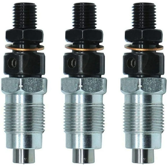 3PC Fuel Injector Compatible with Kubota Engine D1005 D1105 D1105-T D905 V1305 V1505 V1505-T Tractor B21 B7510D B7510DN B7510HSD