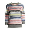 thumbnail image 6 of Secret Treasures Essentials Women's Stripe Hacci Top, 6 of 6