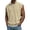 Khaki, variant on GrmtClth Men's Waffle Knit Sleeveless Vest 2026 Quarter Zip Lightweight Casual Workout Tank Tops Soft Breathable Athletic Tops for Gym Street Style Shirts Dark Gray 2XL