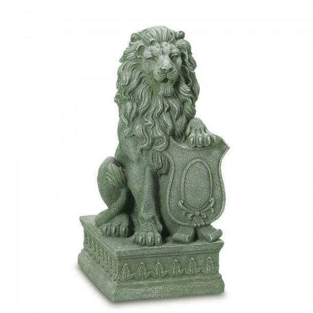 Lion Statue Outdoor, Poly Resin Fiberglass Garden Statues Lion