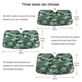 thumbnail image 5 of Yayeee Car Windshield Sun Shade Universal Fit Front Visor Protector, Forest Camouflage Pattern, 5 of 8