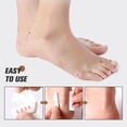 thumbnail image 5 of Meottam 100 Pieces Self Adhesive Invisible Heel Anti-Wear Sticker, Waterproof Anti-Wear Foot Care Protection Pad, Heel Protector Sticker (B), 5 of 8