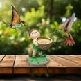 thumbnail image 6 of XGFHYJEH Bird Bath, Bird Baths Outdoor on Clearance, Bird Bath Bowl, Resin Bird Bath For Garden Outdoor Yard Decor, 6 of 7