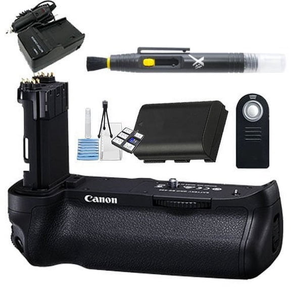 Canon Battery Grip for 5D Mark IV 5D 4 Pixel Vertax BG-E20 Compatible with LP-E6 LP-E6N Battery Pack Extra Replacement Battery AC/DC Travel Charger Wireless Remote Accessories