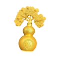 thumbnail image 4 of Estatua de calabaza de la , adorno de escritorio coleccionable, Festival de Primavera, escultura de aleación de año Nuevo, decoración de Feng, 4 of 9
