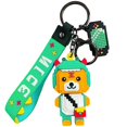 thumbnail image 1 of Cartoon Tiger Keychain Doll With Gold-plated Ring For Wallet And Key Decoration - Creative And Cute Wholesale Gift Keychain - Jxlgv, 1 of 5