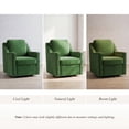 thumbnail image 4 of AFO Swivel Accent Chair with Removable Cushions, Modern Armchair for Living Room, Bedroom, Set of 1, Green, 4 of 8