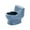 Blue, variant on Ceramic Ashtray for Home & Car Use, Decorative Ash Tray with Art Deco Design for Office Desk, Living Room, Easy to Clean, Modern & Practical
