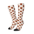 thumbnail image 2 of Haiem Snake Around Heart Socks, Funny Novelty Crazy Design Cotton Socks Sports Socks Knee High Socks For Men, Women,1Pairs - Gift For Working Friends, 2 of 9