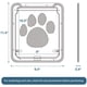 thumbnail image 5 of Puerta para gatos y perros, puerta para mascotas con cierre, fácil de instalar, 29cm, 5 of 6