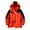 Red Coats for Men, variant on Mens Color Blocked Comforable Softshell Jacket with Hood Waterproof Windbreaker Outdoor Rain Jackets for Outdoor Hiking Red S