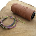 thumbnail image 7 of The Beadsmith Knot It Waxed Polyester Cord – Cinnamon Color – 0.7mm Diameter – Light Wax, 144 Meters (472 Feet) Per Spool – Make Jewelry, Macrame, Friendship Bracelets and DIY Crafts, 7 of 7