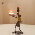 thumbnail image 4 of CAROOTU Metal Candle Holder Abstract Character Candlestick Decorative Handmade Candlestick Home Decor, 4 of 6