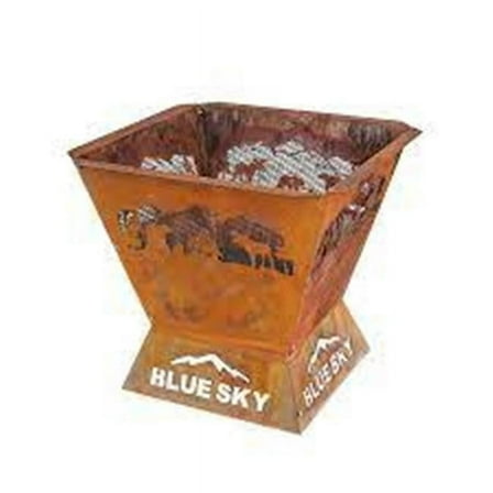 Blue Sky  29.5 in. Badlands Fire Pit, Northern Woods