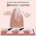 thumbnail image 2 of 5 Gradient Colors Soft Gel Nail Tips Pre-applied Base Coat & Tip Primer Pre-made Fake Nails 15 Sizes False Nail Tips for Nail Art DIY, 2 of 8