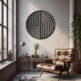 thumbnail image 4 of LaModaHome Exclusive Geometric Table Metal Wall Art – Durable & Artistic Metal Wall Art for Home and Office Decor, Perfect for Any Interior Design Aesthetic, 4 of 5