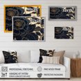 thumbnail image 4 of Designart "Blue Gold Peonies Celebration IX" Floral Peony Canvas Print, 4 of 5