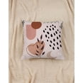thumbnail image 5 of Boho Abstract Pillow Covers 18x18 Inch - Modern Design with Geometric Shapes and Earthy Botanical Elements, Chic Cushion Cases for Home Decor, 5 of 6