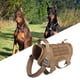 thumbnail image 5 of Arnés de servicio para perros, arnés de chaleco para mascotas fácil de poner y quitar, Halters ajustables transpirables para mascotas con asa para - Brown M Marrón M Yinane chaleco de arnés para perros, 5 of 8