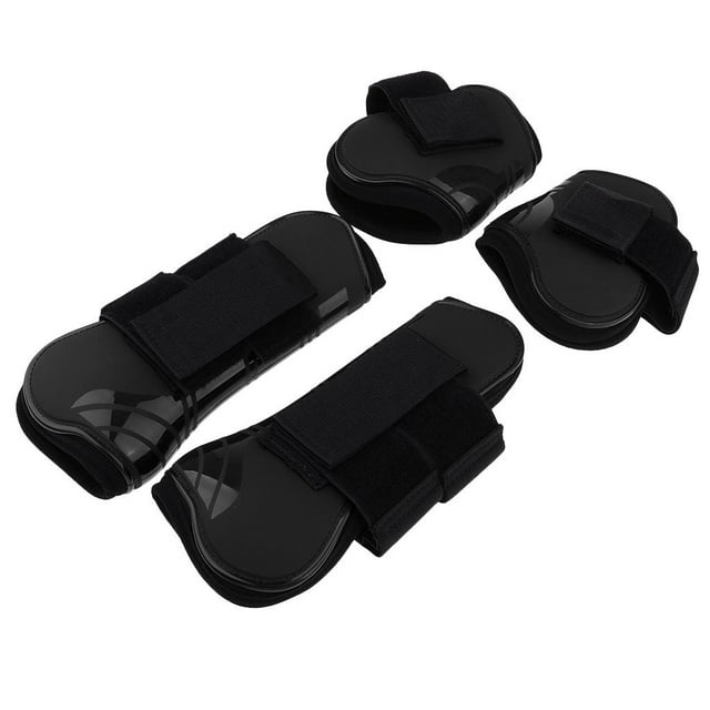 Fetlock Bottes en Tendon Durables Leggings de Saut, Noir