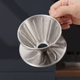 thumbnail image 4 of V shaped 60 Degrees Coffee Filter 304 Stainless Steel Hand Filter Pour Over Drip Coffee Maker  Funnel Dripper Strainer Cup, 4 of 18