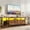 Brown-71", variant on Rustic TV Stand with LED Lights for TVs up to 85 Inches, 6 Drawers Entertainment Center with Open Storage Shelves & Power Outlets, 71" TV Media Console Table for Living Room Bedroom,Brown