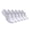 White, variant on Men's Socks, Ultimate Comfort Toe Seamed Socks, Pack of 6, Cotton Blend, Color Block Design with White Tab