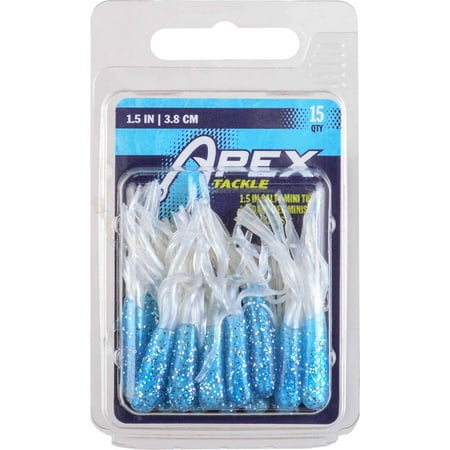 Apex APMT15-75 Salted Mini-Tube 1.5 Blueglt/White 15P