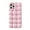 Pink, variant on 3D Cube Grid Candy Color Soft Compatible with iPhone Case (White,iPhone 12 Pro Max)