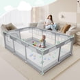 thumbnail image 2 of Parque infantil besuhot extra grande de 187 x 127 cm para interior y exterior, 2 of 7