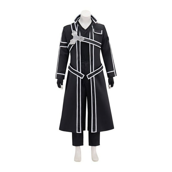 Anime Character Black Striped Cloth Set - Convention Outfit