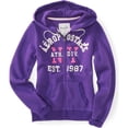 thumbnail image 1 of Aeropostale Sudadera con capucha y cremallera completa para mujer, Púrpura, XS Aeropostale Sudadera, 1 of 1