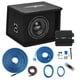 thumbnail image 1 of Skar Audio Single 8" Completo 700 W Serie SDR Subwoofer Paquete de graves – Incluye caja cargada con, 1 of 6