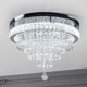 thumbnail image 2 of Cross Border Modern Minimalist Circular Crystal Chandelier Living Room Restaurant Corridor High-end Home Decor Lighting Fixtures My Lux Decor Round, 2 of 10