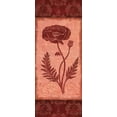 thumbnail image 2 of Delphine Corbin 15x32 Gallery Wrapped Canvas Wall Art Titled - Poppy Silhouette, 2 of 4