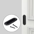 thumbnail image 2 of Sliding Barn Door Handle Pull And Flush Gate Hardware Kit Set Matte Black, 2 of 6