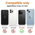 thumbnail image 4 of Compatible with iPhone 15 Pro Case,IP68 Waterproof Dustproof Shockproof Case with Built-in Screen Protector,Full Body Protective Heavy Duty Phone Case for iPhone 15 Pro - 6.1 inch, 4 of 5
