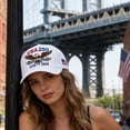 thumbnail image 6 of 250th Anniversary USA Hat for Men Women White, America 250 Merchandise Printed Baseball Cap 1776-2026 4th of July Patriotic, 6 of 6