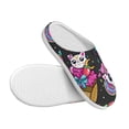 thumbnail image 3 of Lsque Cat Icecream Pattern Womens Comfort Cotton on Scuff With Memory Foam and Anti-skid Sole Slipper-35/36, 3 of 7