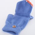 thumbnail image 2 of ZPYESWOW Kids Winter Gloves Kids Fingerless Gloves Winter Flip Top Gloves Knitted Mitten with Cover Convertible Warm Gloves for Toddler Boys Girl Toddler Gloves, 2 of 5