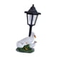 thumbnail image 5 of Estatuas de pato de jardín con lámpara solar decorativa Figuras decorativas de pato blanco 13x11x325cm, 5 of 7