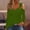 Army Green, variant on AXXD Basic Going Out Tops for Women Summer 2024 Trendy Casual Solid Off Shoulder Pullover Long Sleeve Top Long Sleeve V-Neck Top/Shirt