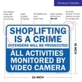 thumbnail image 3 of Shoplifting Is A Crime Sign, Offenders Will Be Prosecuted,, 3 of 8