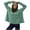 Mint Green, variant on Women's Cowl Neck Hoodies, Casual Long Sleeve Loose Pullover Tops Drawstring Hooded Sweatshirt Khaki M