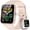 Pink, variant on IOWODO Smart Watch for Men Women, with Bluetooth Calling, AI Voice Assistant, 100+ Sports Modes, 1.85'' Fitness Tracker for Android and iPhone (Black)