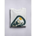 thumbnail image 3 of Cartoon Mountains Design Sweatshirt Men -Image by Shutterstock, Male x-Large, 3 of 4