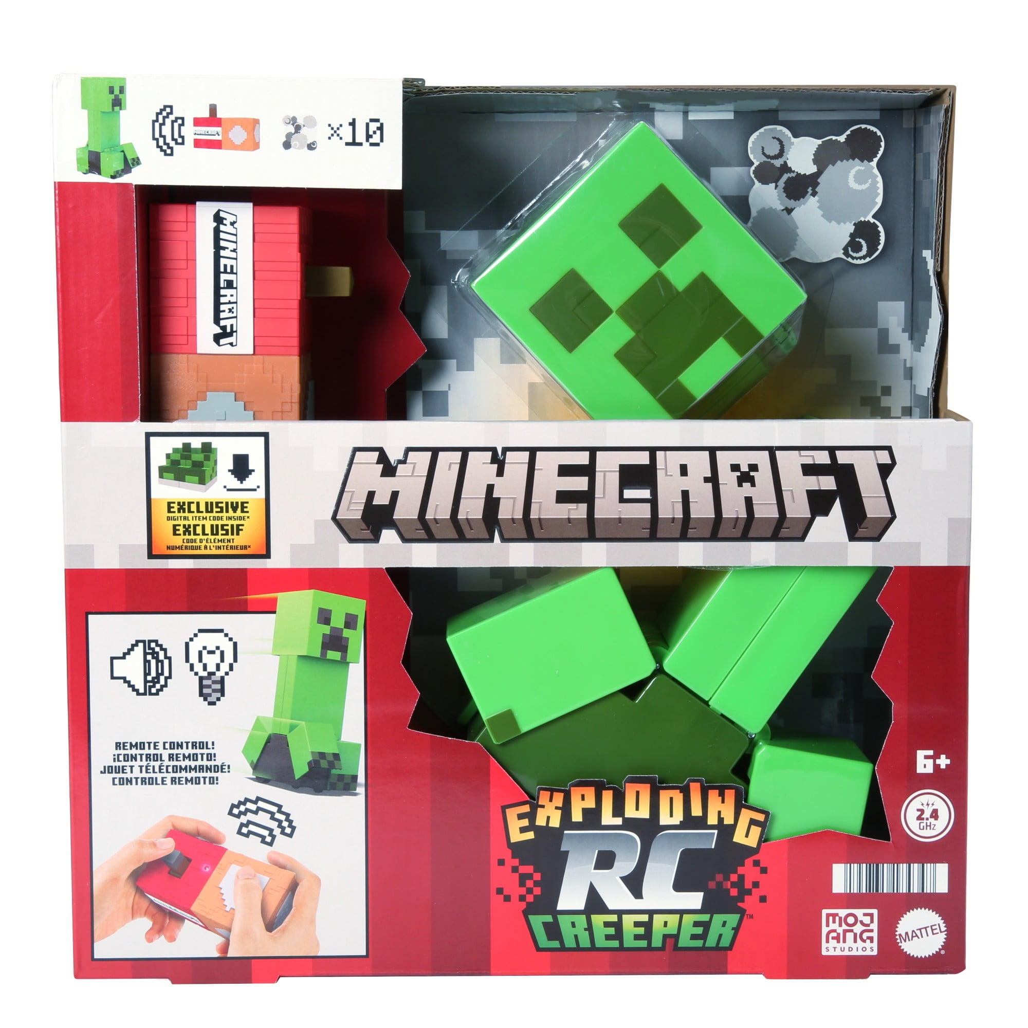 Minecraft Overworld Playset with 1 Action Figure & 10