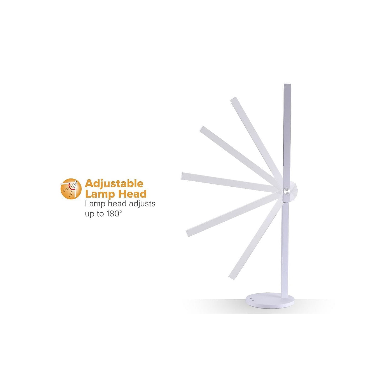 Bostitch LED Desk Lamp Matte (VLED1813WHITE-BOS) VLED1813WH-BOS